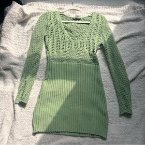 Zara sweater knit dress